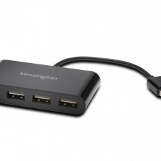 HUB extern KENSINGTON, porturi USB: USB 2.0 x 4, conectare prin USB 2.0, cablu