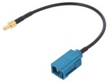 Cablu Fakra Mamă 150mm SMB Tată Drept