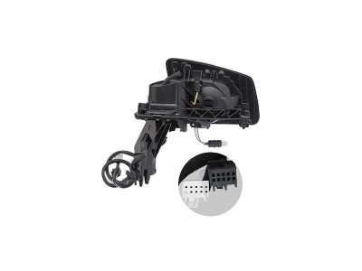 Oglinda exterioara Mercedes Clasa Cls (C218), 01.2011-, Stanga, reglare electrica; fara carcasa; incalzita; geam asferic; cromat; memorie; 13 pini; p foto