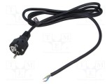 Cablu CEE 7/7 3x0,75mm2 PVC 1,8m negru POS