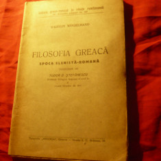 W.Windelband - Filozofia Greaca - Epoca Elenista- Romana- interbelica , 176 pag