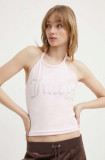 Juicy Couture top femei, culoarea roz, JCWC122002