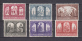 VATICAN 1966 PERSONALITATI MI. 502-507 MNH, Nestampilat