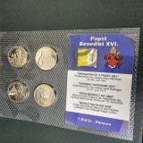 Monede 4 monede de 1 dolar PAPA BENEDICT XVI
