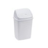 Cos gunoi mic Kingfisher, 1L, alb, baie/bucatarie, interior, plastic, 15x18.5x28 cm