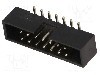 Conector IDC, 14 pini, pas pini 2mm, CONNFLY - DS1014-14MF1B