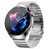 Smartwatch iSEN BK03, Argintiu, 1.39 HD, Apel Bluetooth, ECG, glucoza din sange, oxigen din sange, tensiune arteriala, puls, temperatura corporala, re