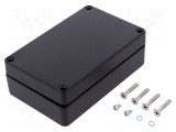Carcasă universală GAINTA aluminiu negru 80mm x 125mm x 40mm
