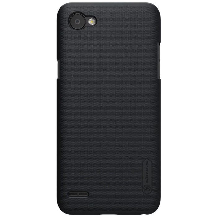 Husa lg leon h324 nillkin frosted shield negru + folie de protectie