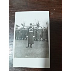 Fotografie tip carte postala, militar roman perioada interbelica