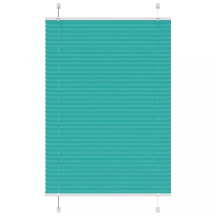 Jaluzea plisată verde petrol 85x150 cm Lățime țesătură 84,4 cm
