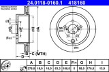 ATE 24.0118-0160.1 Disc frana
