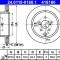 ATE 24.0118-0160.1 Disc frana