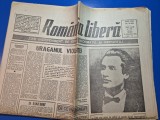 ziarul romania libera 15 ianuarie 1991 - 141 de ani de la nasterea lui eminescu,oltcit in faliment ?