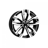 Set jante auto Kormetal R16 7J 5x114.3 ET40 Negru+diamond cut