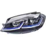 Far VW Golf 7, 03.20, Model Gte, partea Stanga, cu lumina pentru viraje statica; cu lumina timp de zi tip LED; LED; electric; fara unitate control