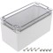 Carcasă universală gri 80x160x85 mm IK08 EURONORD