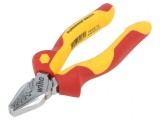 Clești izolați de sertizare 145mm 1kVAC 0,25-2,5mm&sup2;