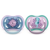 Philips Avent Ultra Air SCF085/61 6-18 m suzetă Sea Neutral 2 buc