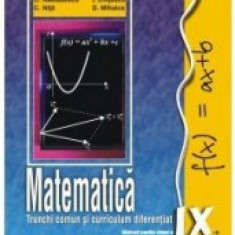 Matematica TC+CD manual pentru clasa a IX-a, autor Mihalca D