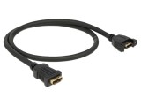 Cablu HDMI DELOCK 0,5m Negru 28AWG Soclu Ambele Părți 85465
