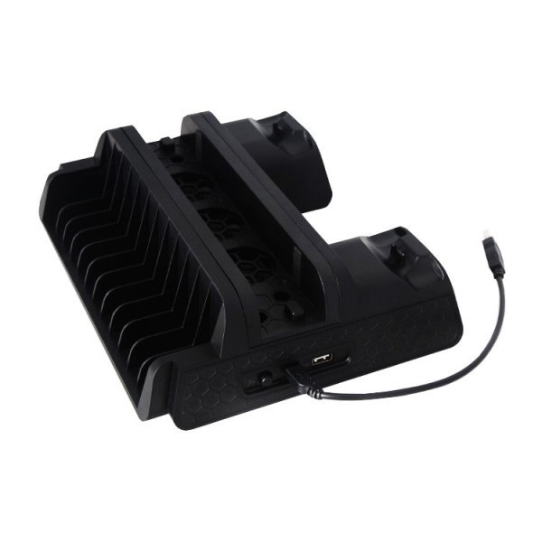 Stand Vertical PS4 Fat, Slim,Pro - cu accesorii - EAN: 0843354103375 (e)