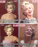 Easdale Island Marlyn Monroe actori actrita cantareata 4v. nedantelate Mnh, Nestampilat