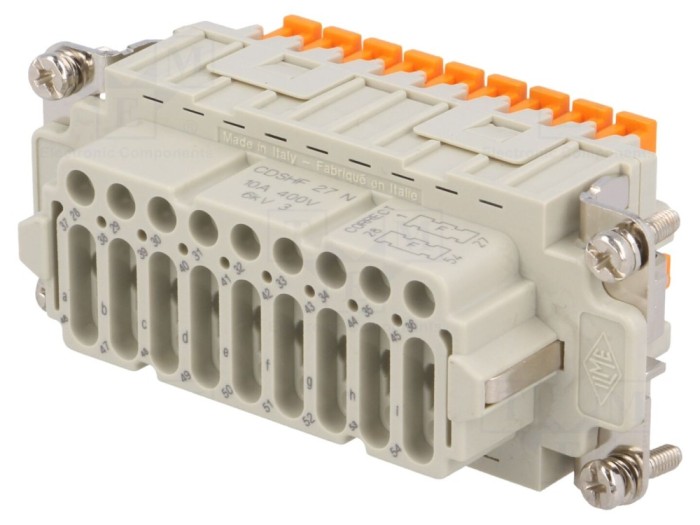 Conector HDC mamă 27 pini 10A