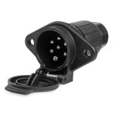 Cumpara ieftin Priza remorca cu 7 PIN, Tip N, tensiune 24V, destinatie TIR, Camion, Amio