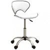 VidaXL Scaun de birou, alb, piele ecologică 3088625