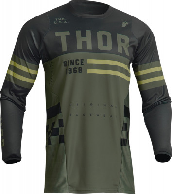 Tricou atv/cross copii Thor Pulse Combat, culoare army, marime L Cod Produs: MX_NEW 29122183PE foto