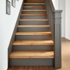 Trepte Scara Lemn Masiv Stejar Maro 70x25cm 4 Bucati Pervaz