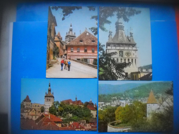 HOPCT LOT 3697 -4 CARTI POSTALE-SIGHISOARA- JUD MURES-NECIRCULATE