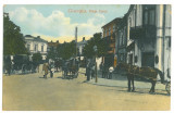 4654 - GIURGIU, Market, Romania - old postcard - used - 1917, Circulata, Printata