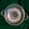 PLATOU ARGINTAT CU TORTI SI PICIOR - WMF - AUSTRIA anii 1920