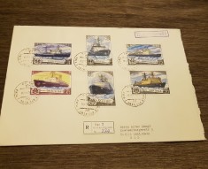 Plic filatelic URSS 1978 . Spărgătoare de gheață (Plic format mare) foto