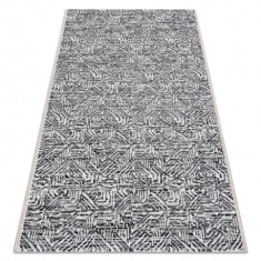 Covor COLOR 47373960 SISAL labirint gri / bej, 80x150 cm