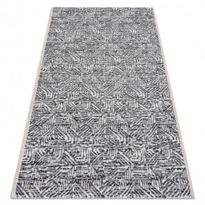 Covor COLOR 47373960 SISAL labirint gri / bej, 80x150 cm foto