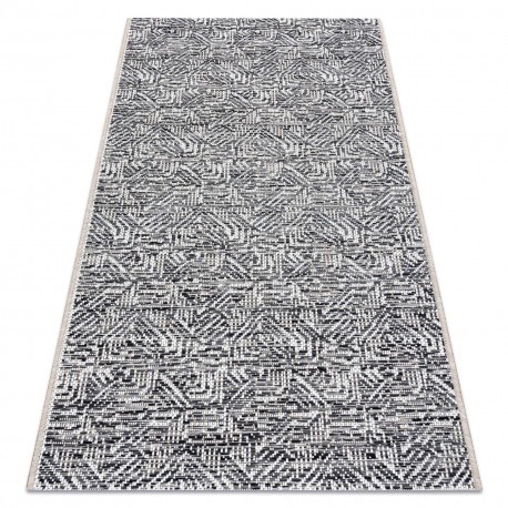 Covor COLOR 47373960 SISAL labirint gri / bej, 80x150 cm