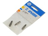 Capete de șurubelniță Pozidriv PZ2 25mm - Set 3 bucăți
