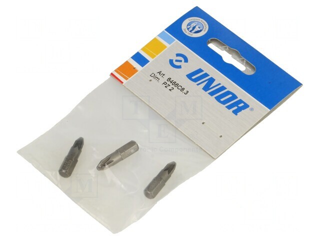 Capete de șurubelniță Pozidriv PZ2 25mm - Set 3 bucăți