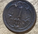 MNDSTR AUT3 Austroungharia 1 heller 1911
