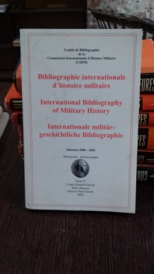 BIBLIOGRAPHIE INTERNATIONALE D&amp;#039;HISTORIE MILITAIRE VOL.27 foto