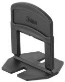 Cumpara ieftin Distanțiere Strend Pro LS230T, nivelare, sub gresie, 3,0 mm, pachet. 300 buc, plastic negru