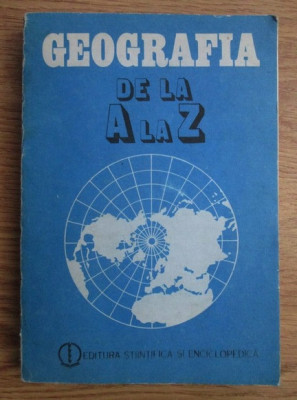 Geografia de la A la Z (Dictionar de termeni geografici) foto