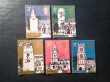 Serie Marea Britanie 1972 - Biserici , 5 valori