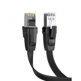 Cablu Retea UGREEN NW134 Flat, UTP, Cat8, 2m, Negru