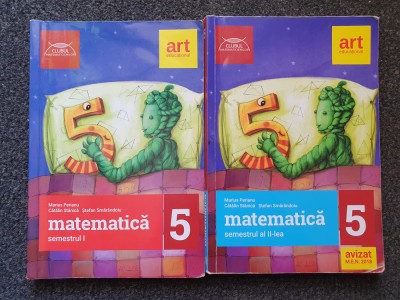 CLUBUL MATEMATICIENILOR MATEMATICA CLASA A V-A - Perianu, Stanica (2 volume) foto