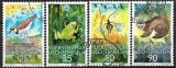 B0953 - Lichtenstein 1989 - Fauna 4v.stampilate,serie completa