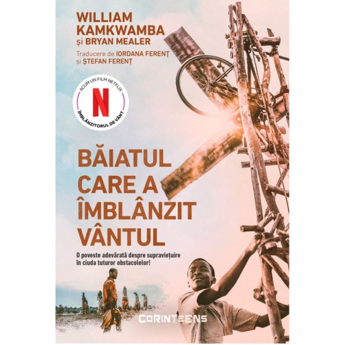 Baiatul care a imblanzit vantul. Tie-in, William Kamkwamba, Bryan Mealer